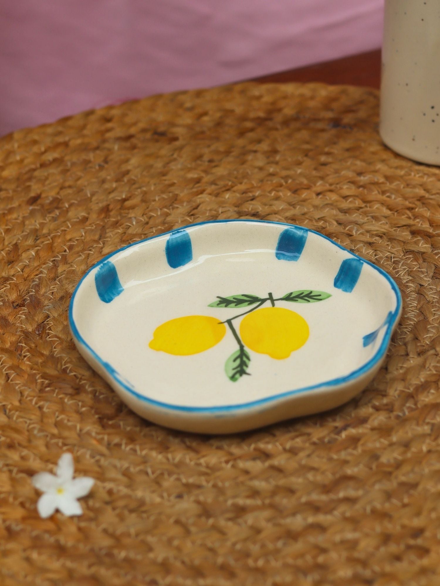 Handmade Lemon Handmade dessert Plate