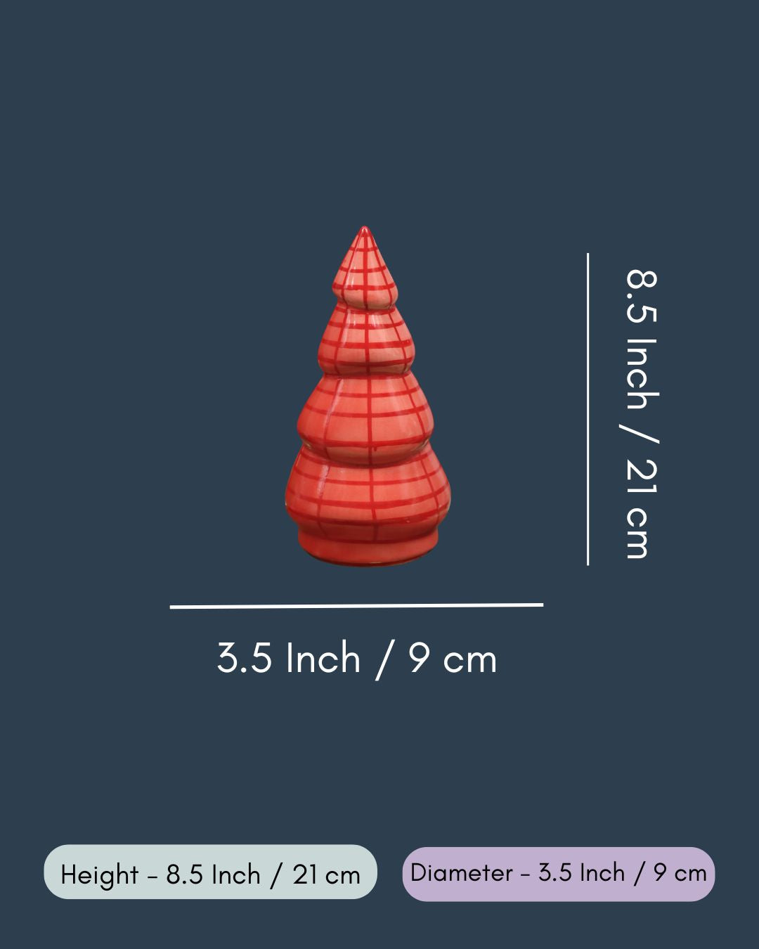 Blush Pink Christmas tree in a Gift Box