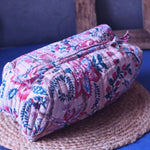 Floral Plush Toiletry Bag - Large with premium quality material