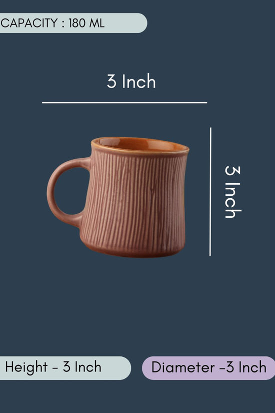 Lavender Etching Chai Cup
