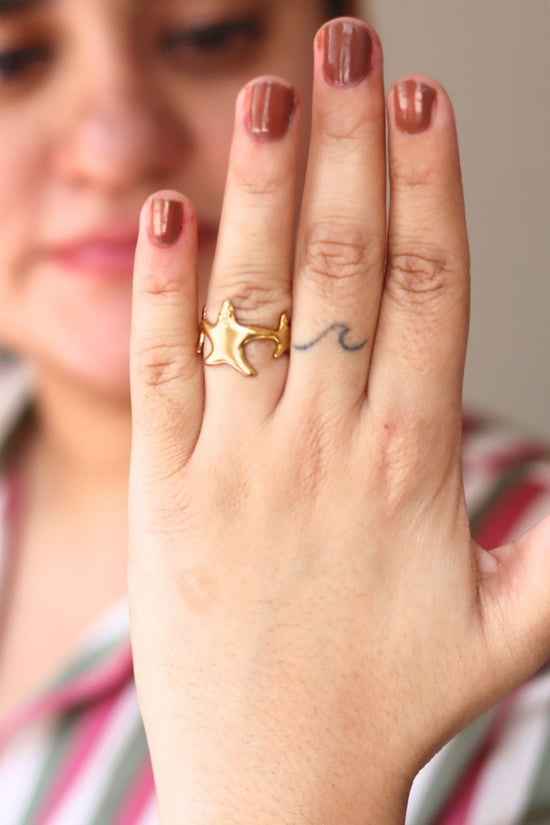 Waterproof Star Adjustable Ring