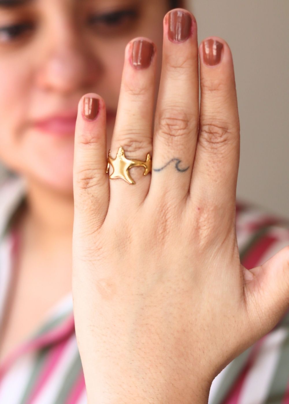 Waterproof Star Adjustable Ring