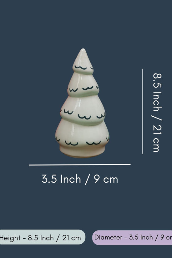 Snow White Christmas tree in a Gift Box