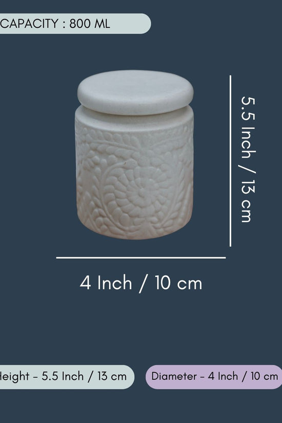 White Storage Jar