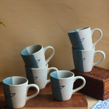 Handmade Coastal Catch Mug - Set of 6