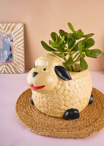 handmade sheep planter