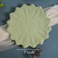 Lotus Plate - Pastel Green