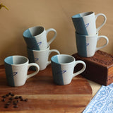 Coastal Catch Mug - Set of 6 made by ceramic