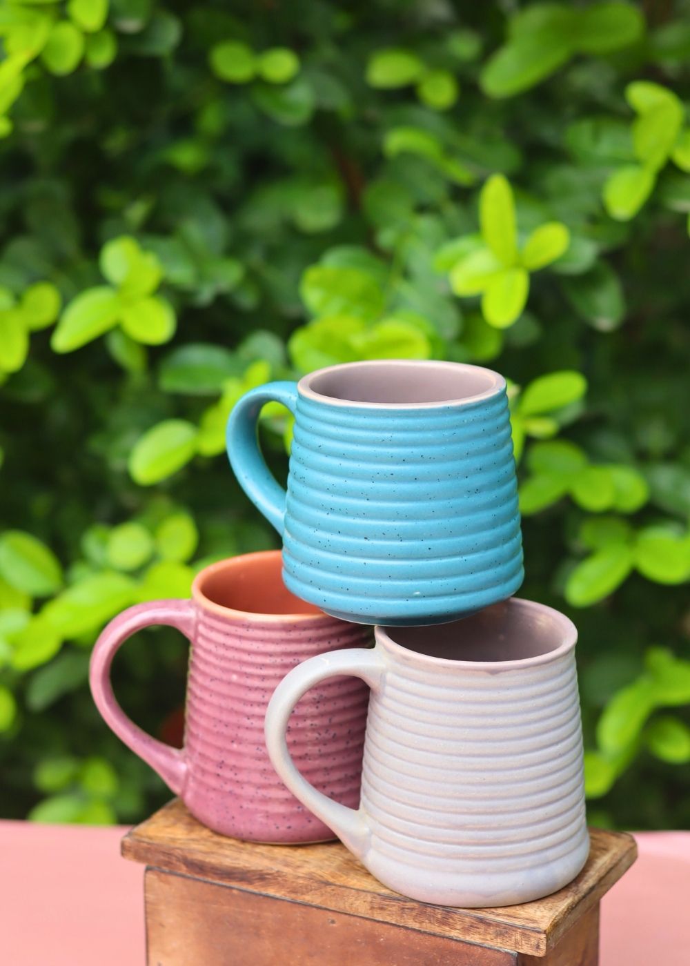 handmade Set of 3 - Morning Starter Mugs
