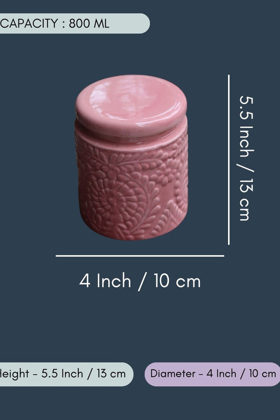 Pink Storage Jar