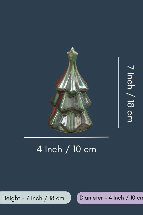 Green Star Christmas tree in a Gift Box