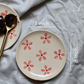Pink Flowers - Dessert Plates