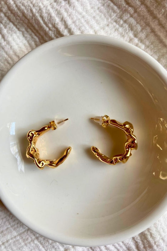 waterproof Crinky Crumble Earrings
