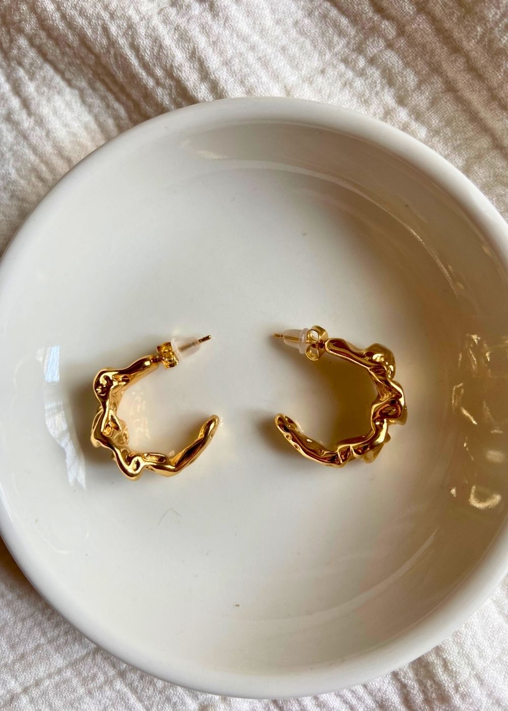 waterproof Crinky Crumble Earrings
