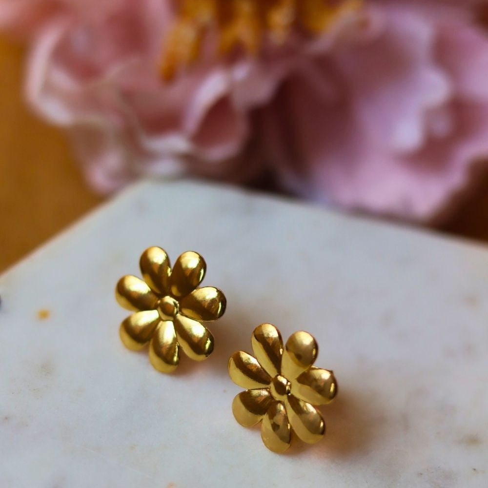 Anti tarnish Simply Phoolish Earrings