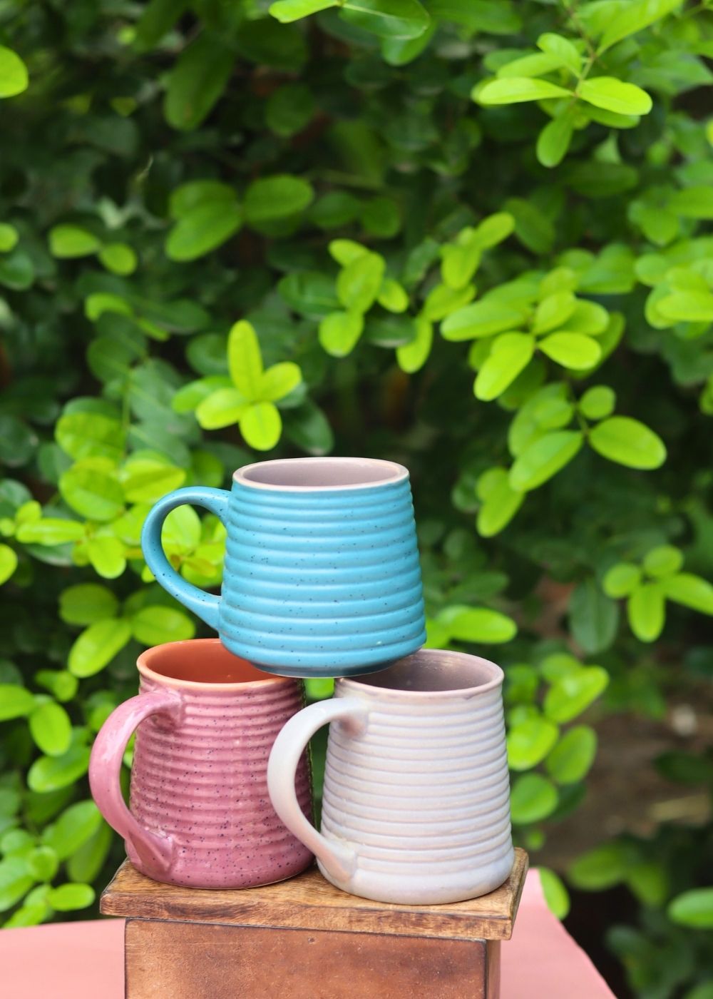 Set of 3 - Morning Starter Mugs with premium quality material