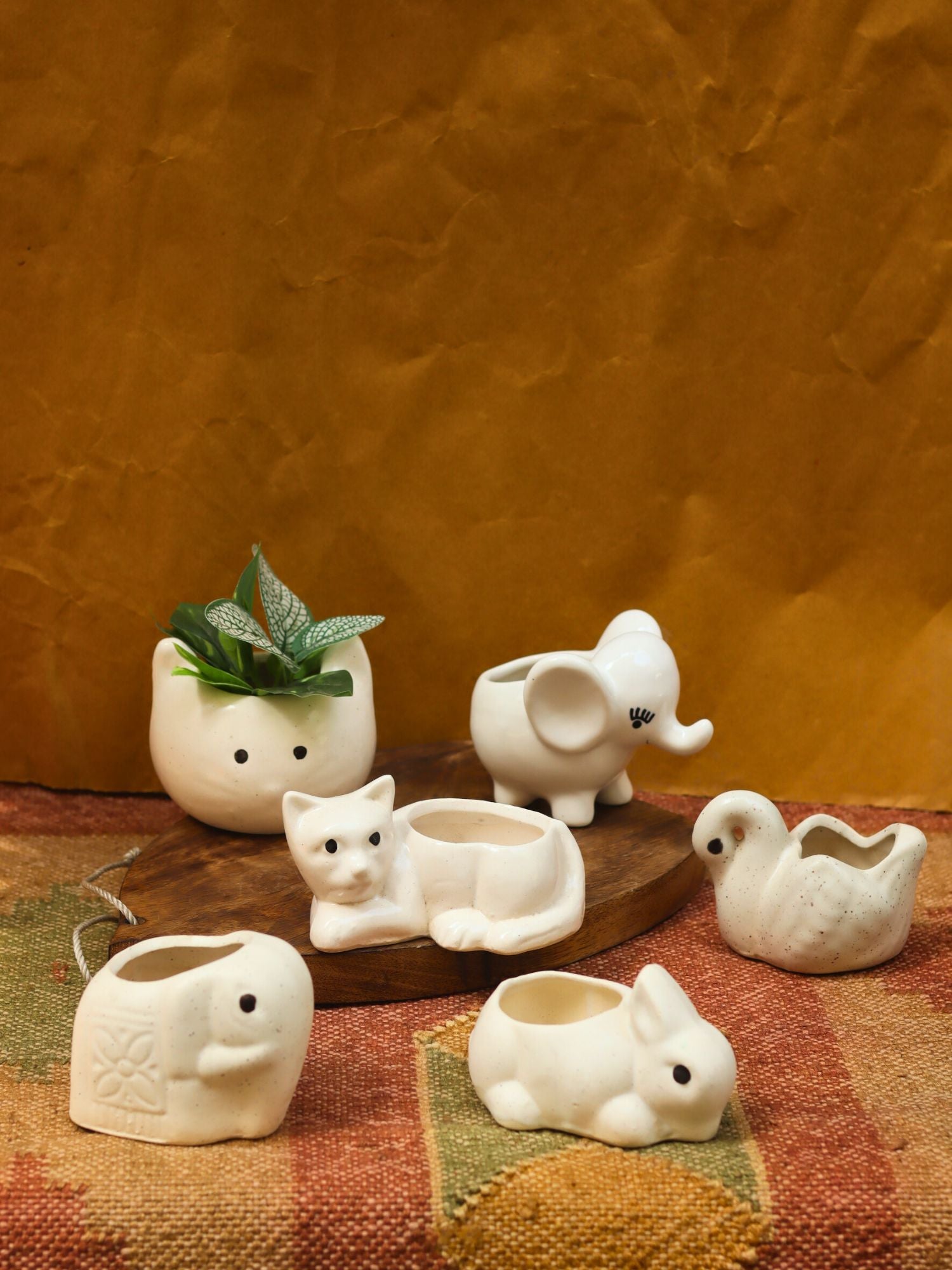 Set of 6 Little Creature Planter Combo (for the price of 5) with premium quality material