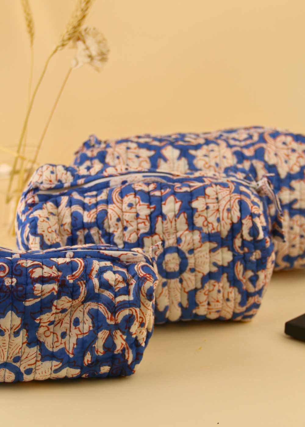 toiletry bags made by pure cotton
