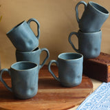 Earthy Wavy Mug - Set of 6 handmade in india