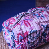 Floral Plush Toiletry Bag - Medium with premium quality material