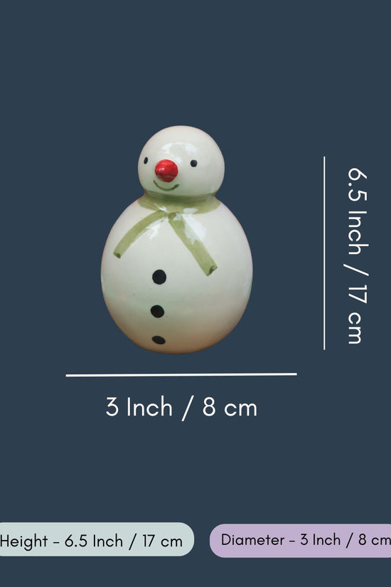 The Christmas Snowman in a Gift Box