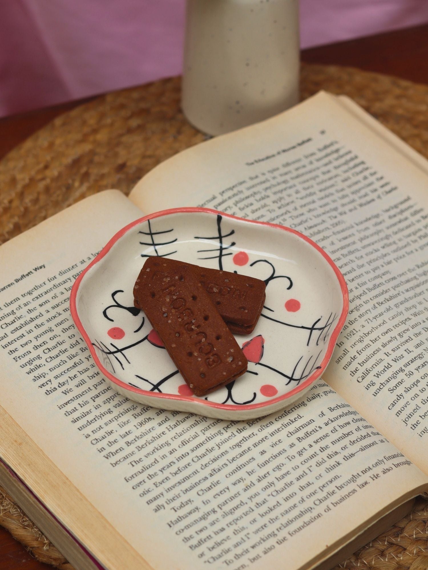 Cats - Handmade Dessert Plate with premium quality material