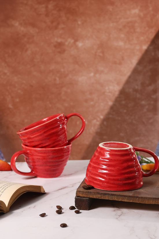 handmade coffee mug, ceramic 