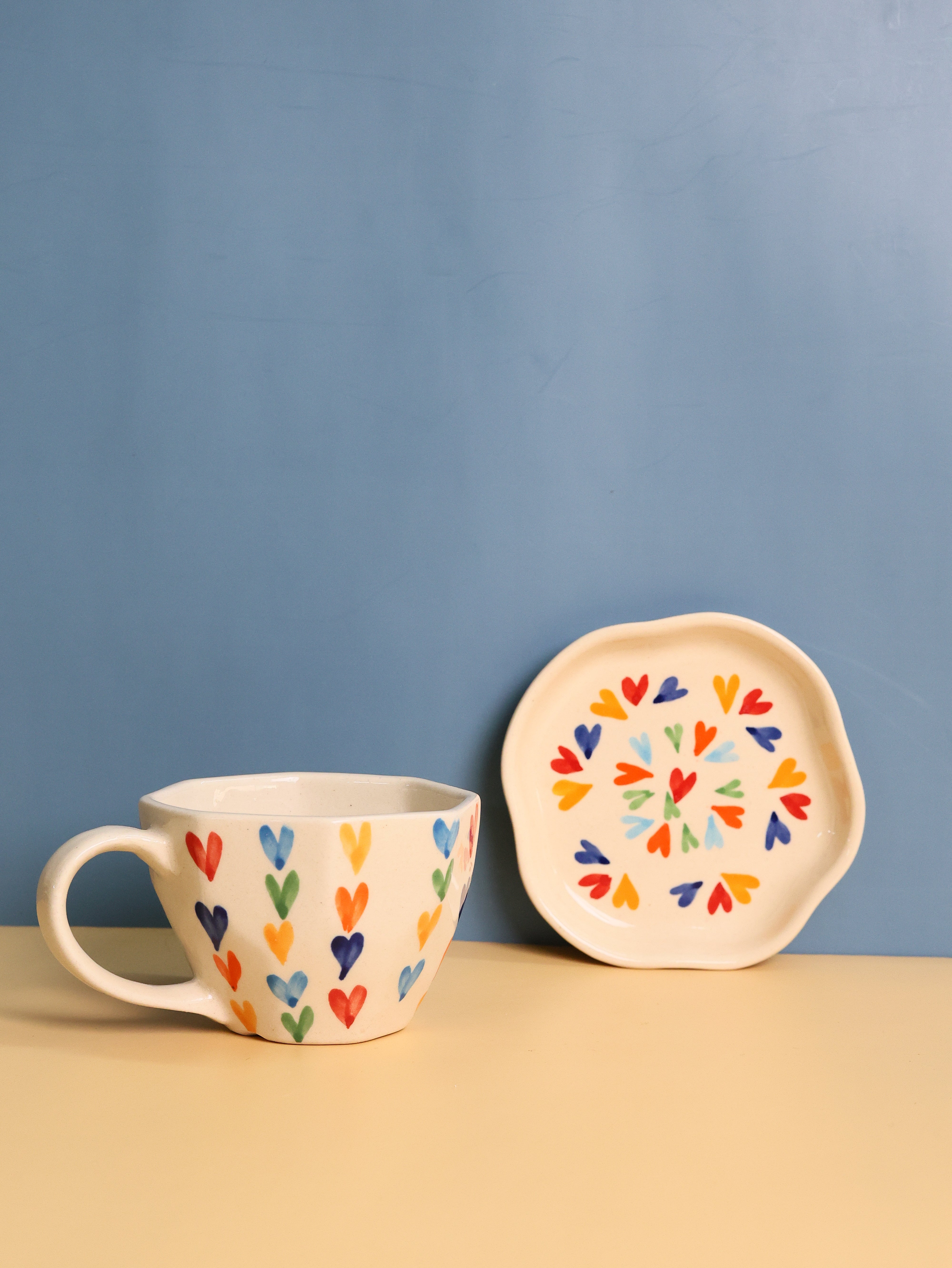 loveislove mug & Loveislove dessert plate set