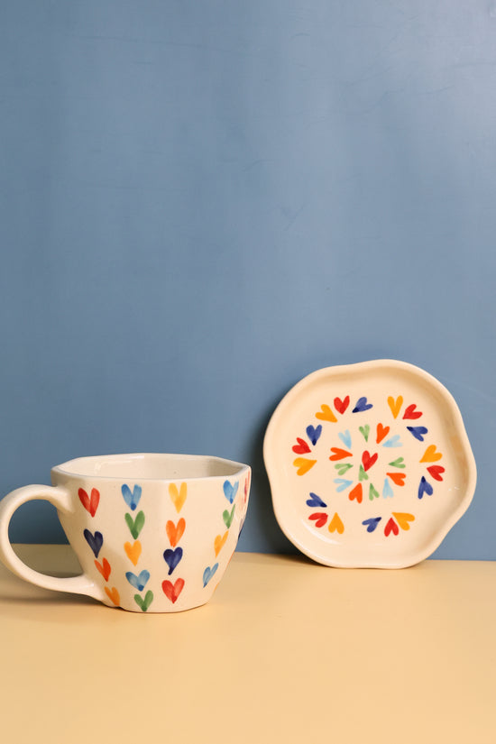 loveislove mug & Loveislove dessert plate set