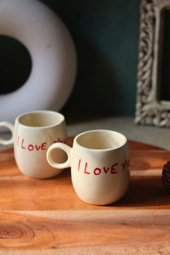 I love you ceramic coffee mugs 