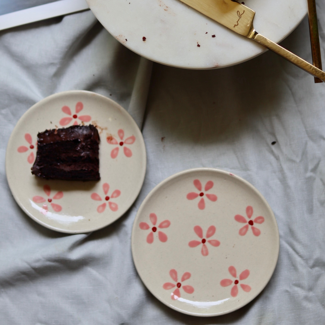 handmade dessert plate