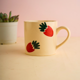 Strawberry designed coffee mug