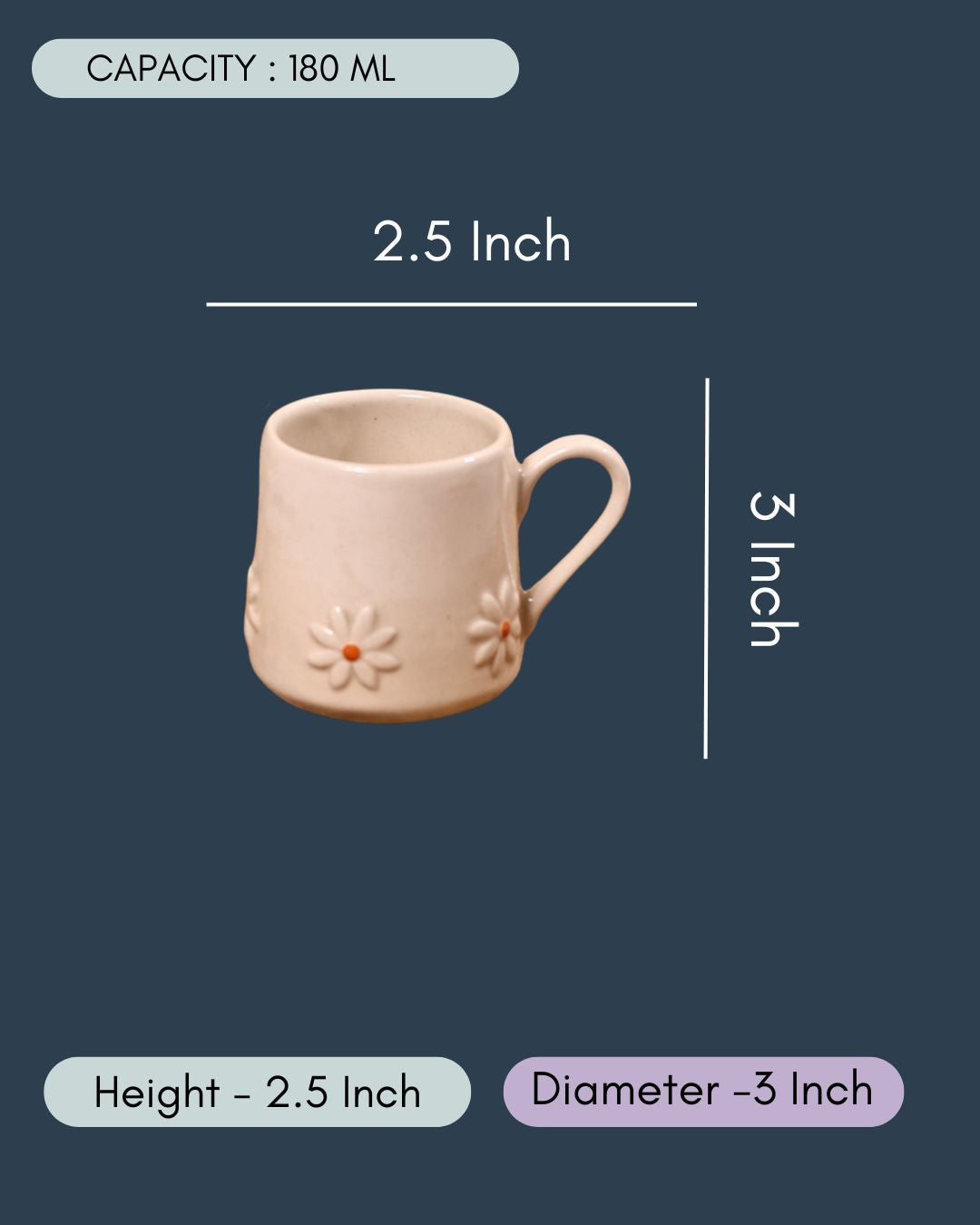 White Lily Mug