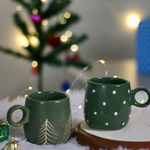 handmade christmasy mugs for beautiful day merry christmas