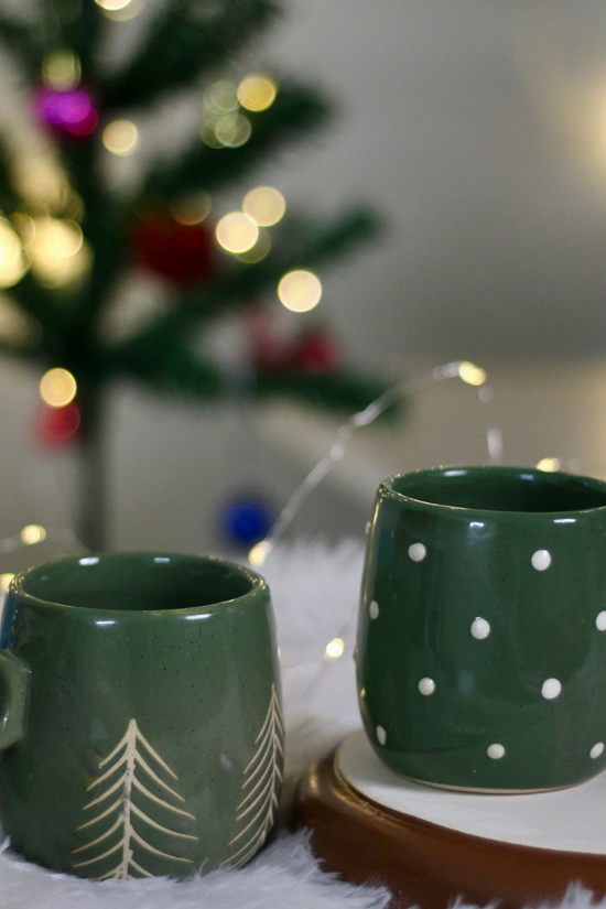 handmade christmasy mugs for beautiful day merry christmas