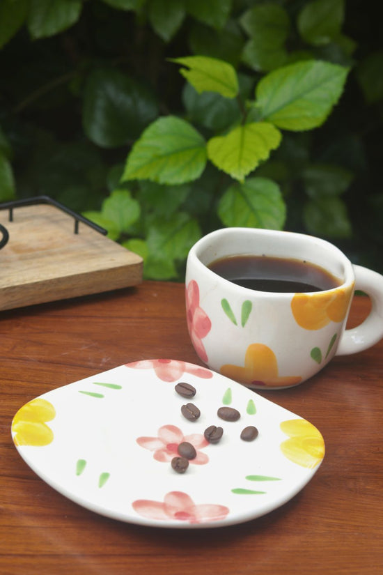  Floral Bloom Cup & Saucer with premium quality material