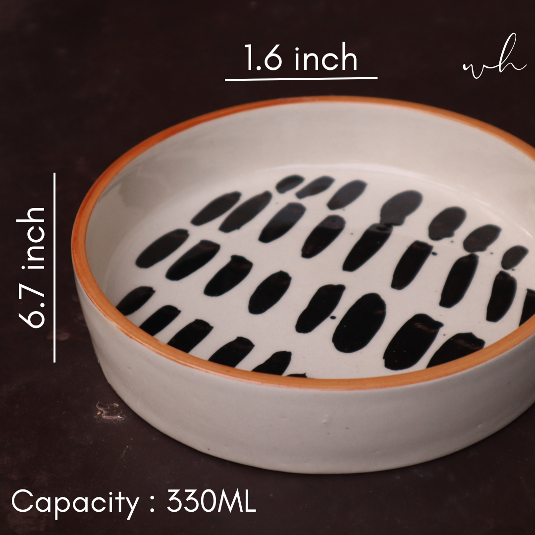 Salad bowl height & breadth