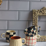 handmade buy 3, get 4 monochrome mugs