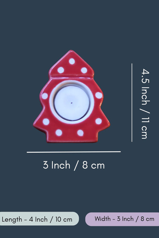 Christmas Tree Tea light Holder in a Gift Box