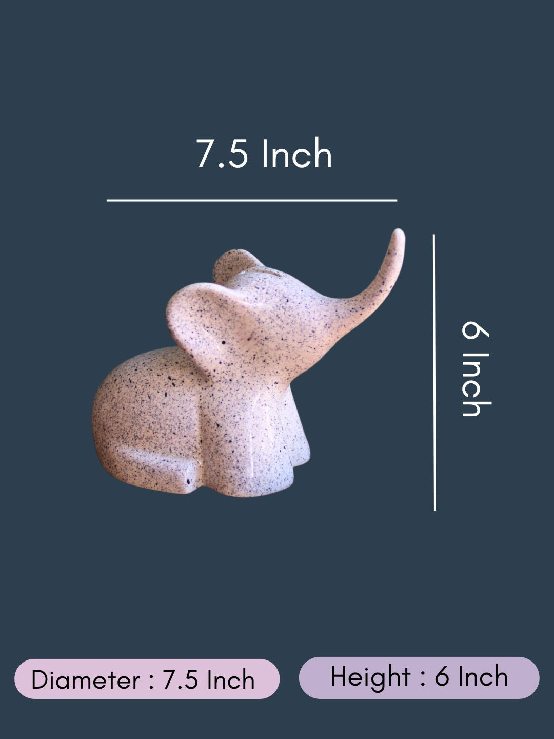 Ele piggy bank With all Measurements