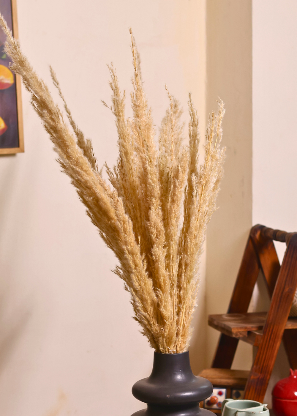 boho vibes with dired pampas 