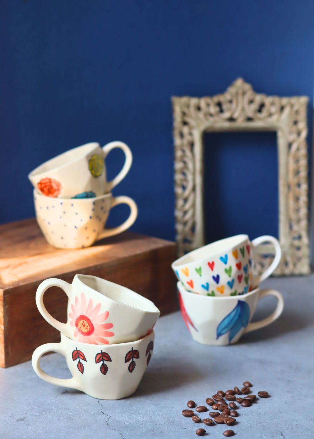 Set of 6 Brew & Bloom Mugs (for the price of 5) with premium quality material