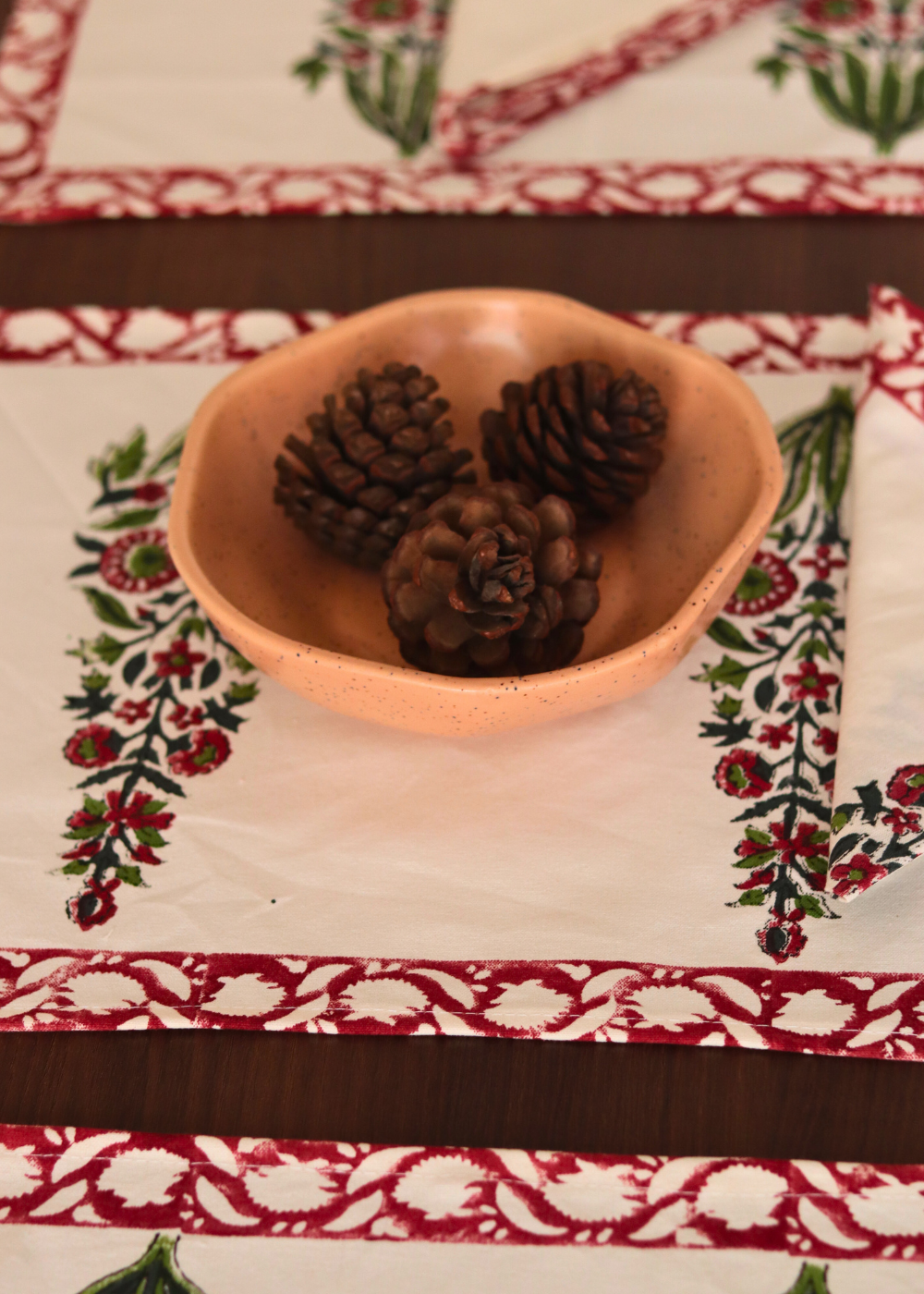Handmade table mat & napkin