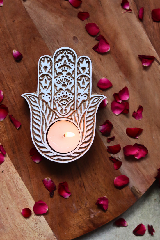  tea light holder, wooden tea light holder