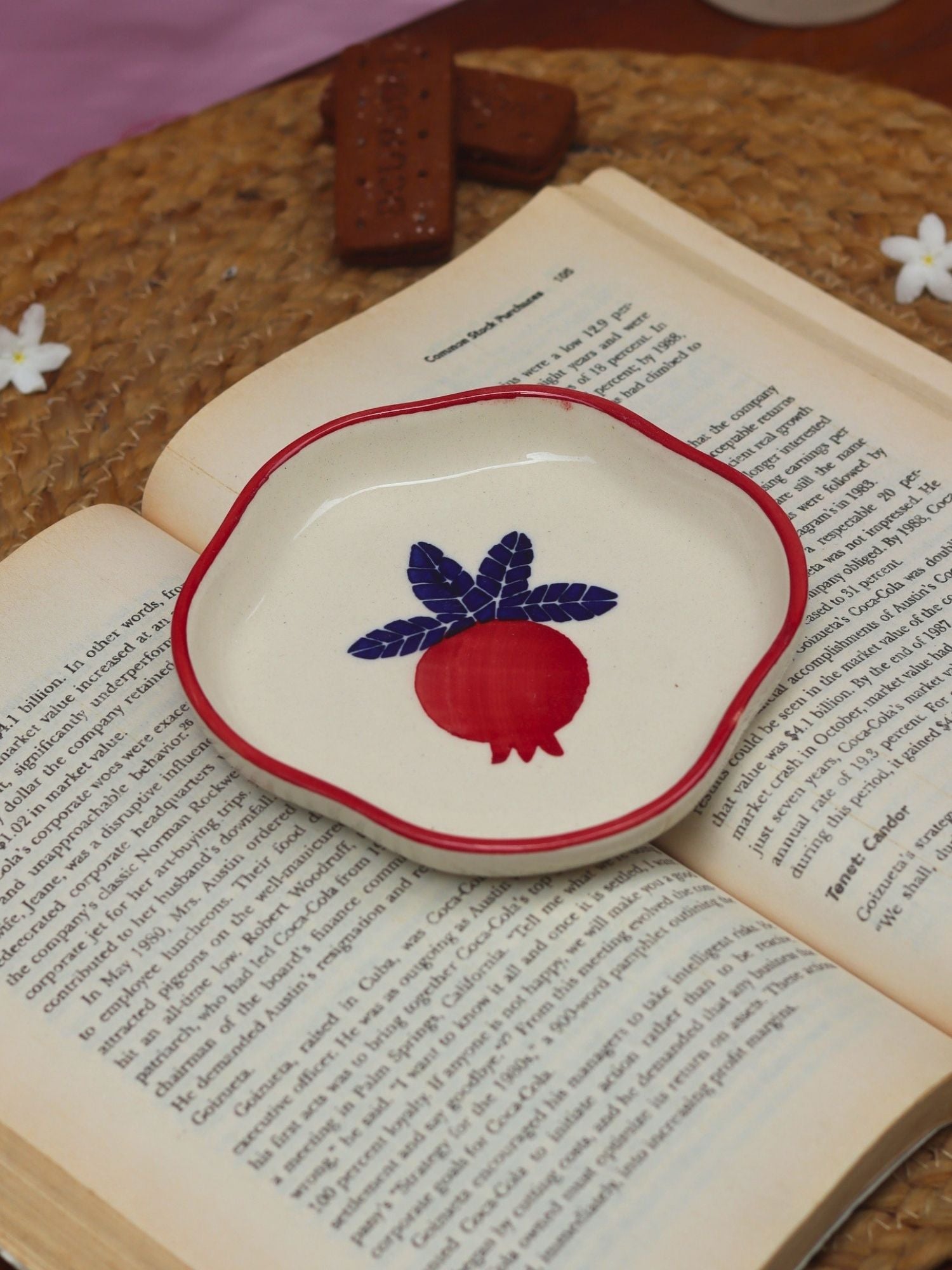 Lead free  Anar Handmade Dessert Plate