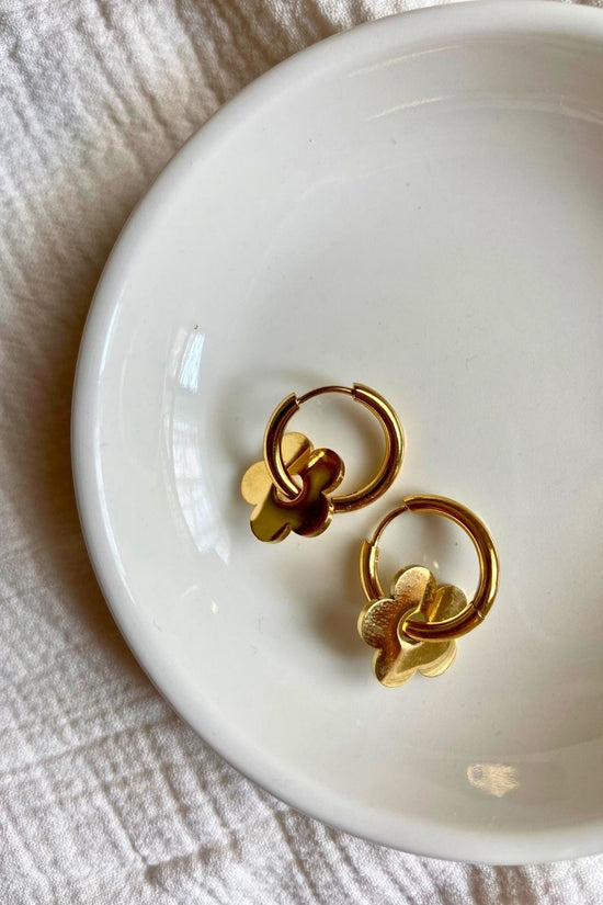 Floral Drop Earrings handmade in India