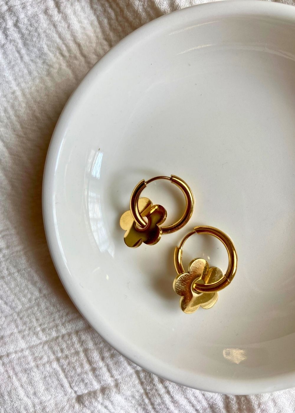 Floral Drop Earrings handmade in India