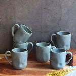 Earthy Wavy Mug - Set of 6 Made By ceramic