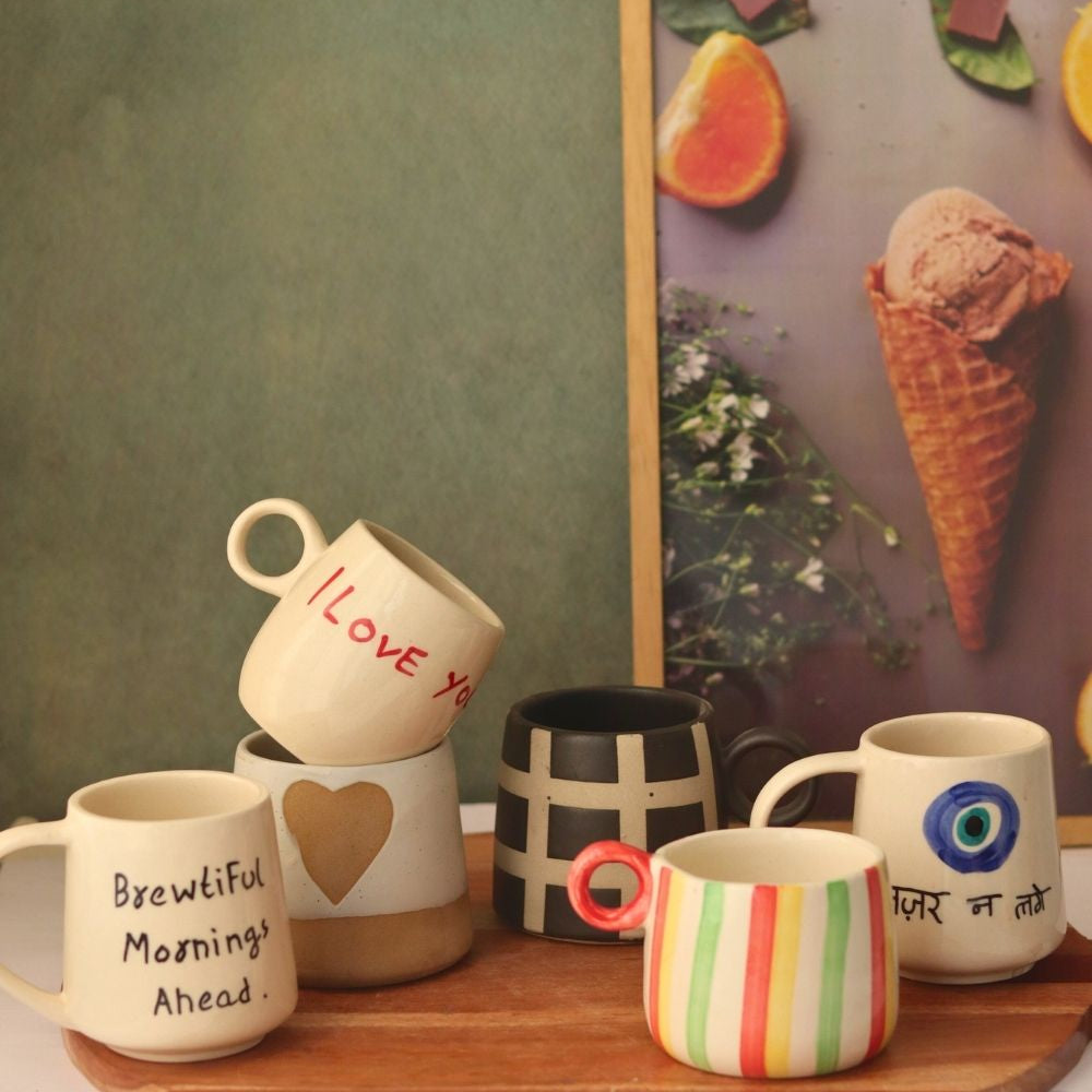 morning bliss mugs handmade in india 