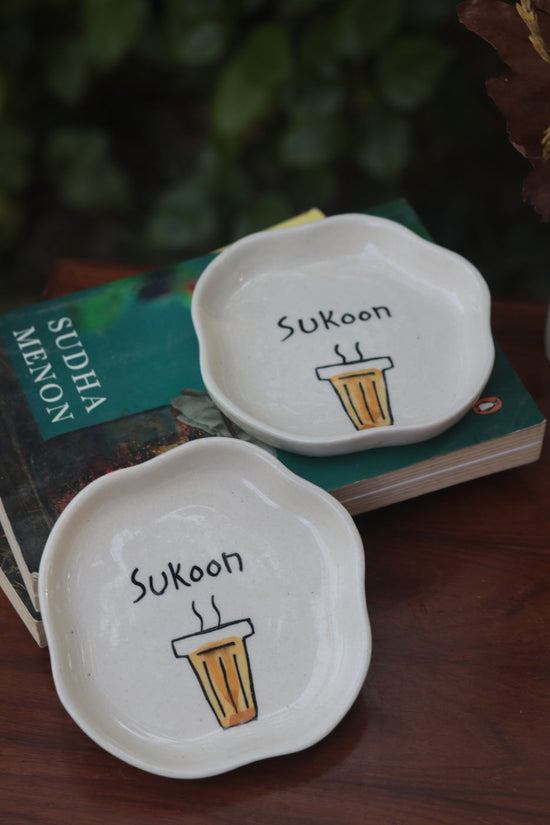 Handmade Sukoon - Handmade Dessert Plate